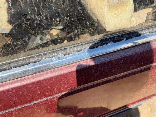 85-88 Nissan Maxima Passenger Right Rear Moulding From Door Oem Back 4Dr Sedan