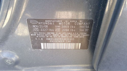 2009-2012 Hyundai Elantra Intake Manifold Oem 2.0L Loaded Intake 2831123980