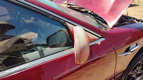 1994-1997 Honda Accord Passenger Right Side Mirror Door Mounted Oem Red 5160262