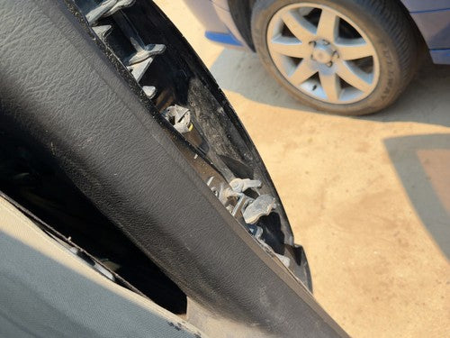 02-05 Dodge Ram 1500 Quad Cab Driver Left Lower B-Pillar Trim Dark Gray