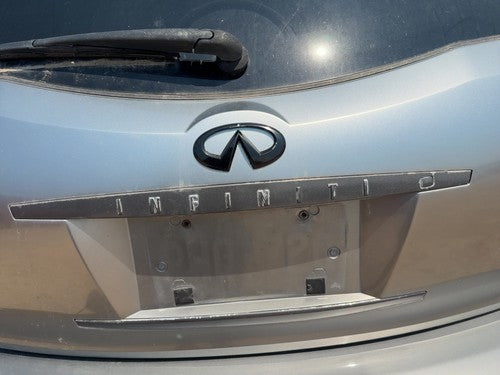 03 Fx45 License Plate Trim Surround Panel Tail Trunk Finish Diamond Graphite Wv2