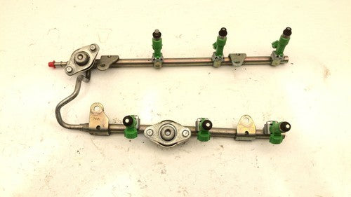 2013-16 Nissan Pathfinder Complete Fuel Rail With Injectors Set Loaded Oem 3.5L