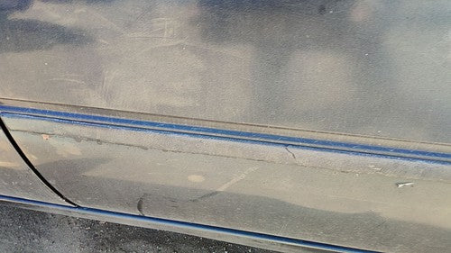 97-99 Camry Driver Left Rear Moulding From Door Oem Back Trim Strip Blue 8L3