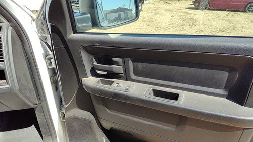 2013-23 Dodge Ram 1500 Passenger Right Front Door Trim Panel With Switches Black