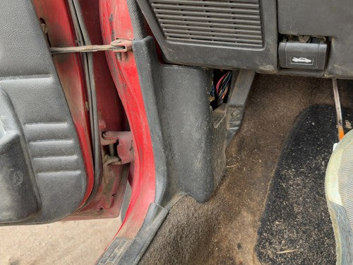 1987-1988 Toyota FX Driver Left Lower Kick Trim Panel OEM Gray