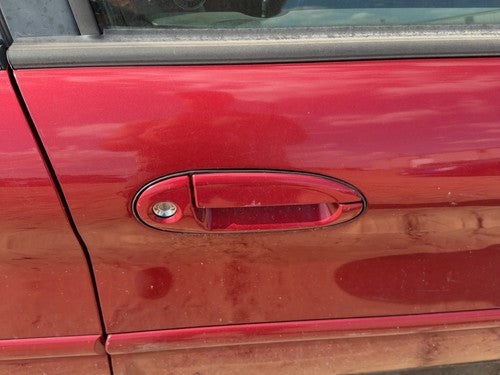 1999-2003 Ford Taurus Passenger Right Front Outside Door Handle Oem Red