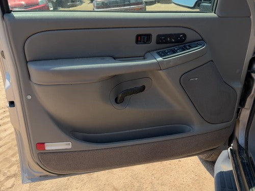 05 Suburban 1500 Driver Left Front Door Trim Panel With Master Switch Gray 92I