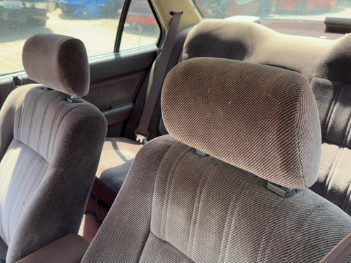 1986-1989 Honda Accord Lx Pair Of Front Headrests Oem Left Right Set Seat Maroon