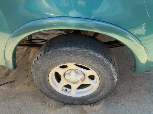 97-04 Ford F150 Driver Left Rear Wheel Flare Moulding Oem Back Pacific Green Ps