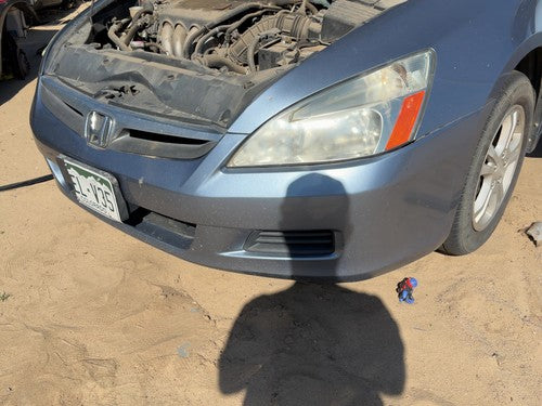 06-07 Honda Accord Front Bumper Cover Assembly Oem 2.4L Sedan Cool Blue B542M