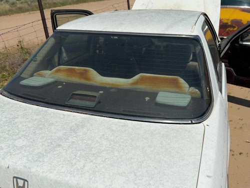 1986-1989 Honda Accord Lx Back Glass Rear Window Oem Sedan 2138329