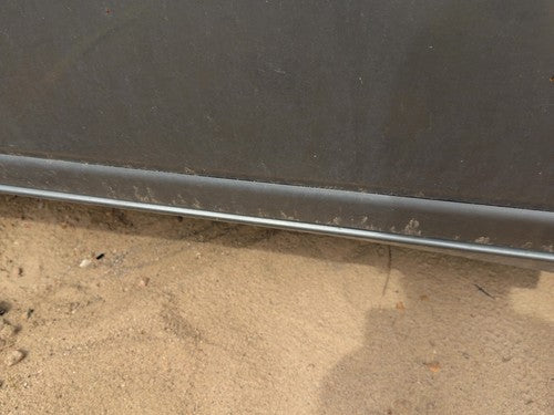 98-04 Seville Driver Left Rear Moulding Door Back Lower Sedan Thunder Gray 88U