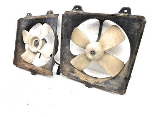 85-86 Toyota Camry Electric Radiator Cooling Fan Assembly With Motors 2.0L Oem