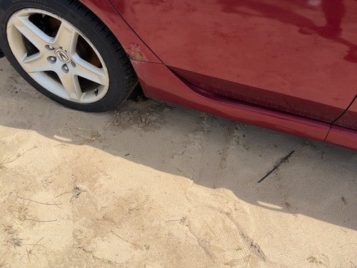 2004-2006 Acura Tl Passenger Right Lower Rocker Panel Moulding Oem Redondo Red