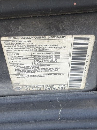 1996-1999 Nissan Maxima Ac Compressor Air Conditioner Pump Assembly Oem 3.0L