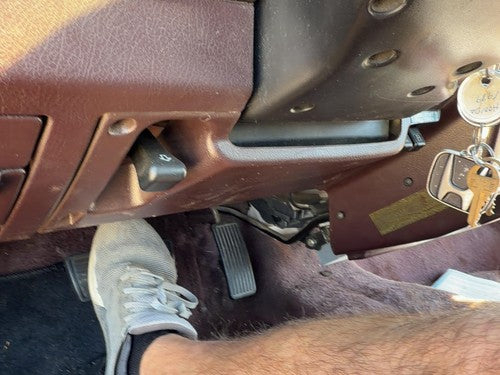 88-89 Accord Lx Lower Dash Under Column Knee Bolster Trim Panel Oem Sedan Maroon