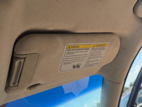 2006-2010 Infiniti M35X Passenger Right Sun Visor Oem Illuminated Graphite