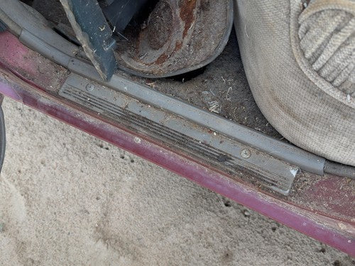 1985-1988 Nissan Maxima Sedan Driver Left Rear Sill Step Trim Plate OEM