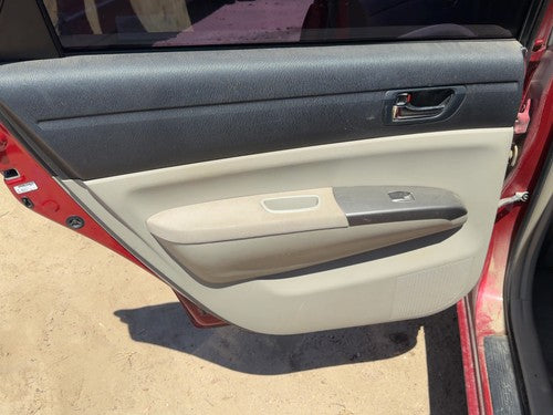 06-09 Prius Driver Left Rear Door Trim Panel With Switches Back Cloth Inner Bisq