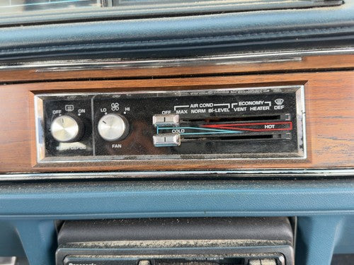 1986 Oldsmobile 98 Temperature Control Module In Dash Heater Ac Head Unit Oem
