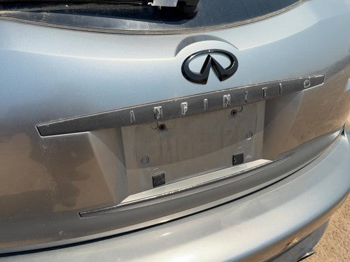 03 Fx45 License Plate Trim Surround Panel Tail Trunk Finish Diamond Graphite Wv2