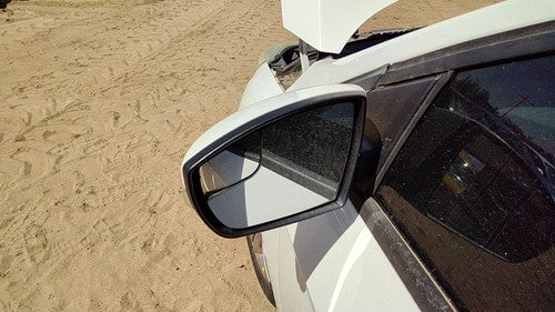 12-14 Focus Ford Focus Driver Left Power Side Mirror Door Mounted Oem White Yz