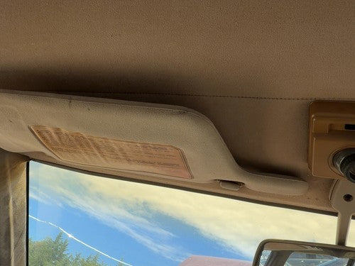 1985-1987 Nissan Maxima Driver Left Sun Visor Oem 4Dr Sedan Gray
