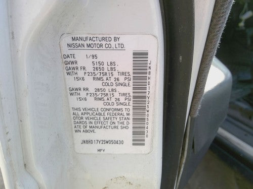95 Nissan Pathfinder Temperature Control Module In Dash Heater Ac Head Unit Oem