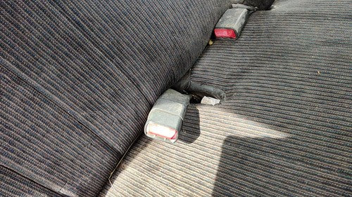 1999-03 S10 Pickup Passenger Right Front Seat Belt Buckle Receiver Oem Gray 12D