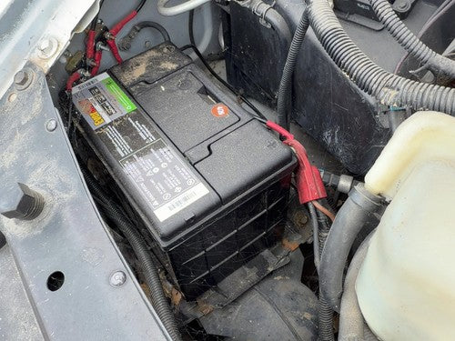 96-02 Express Van 2500 Complete Battery Box Mount Tray With Hold Down Oem 5.7L