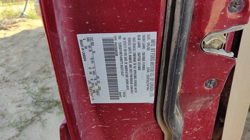 1998-2005 Grand Marquis Driver Left Moulding From Fender Oem Trim Strip Red Fl