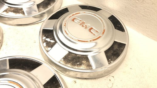 1976-1991 Gmc Sierra C3500 Hub Cap Wheel Cover Set Of 4 Oem 00349094
