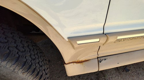 1991-1994 Ford Explorer Driver Left Moulding From Fender Oem Trim Strip White