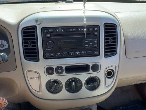 2005-2007 Ford Escape Trim Bezel Around Radio Surround Dash Panel Oem Tan Ah