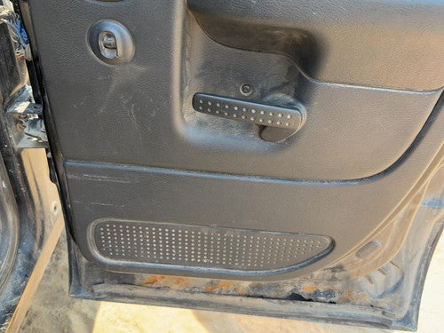 02-05 Ram 1500 Passenger Right Rear Door Trim Panel Switches Back Dark Gray V9Dv