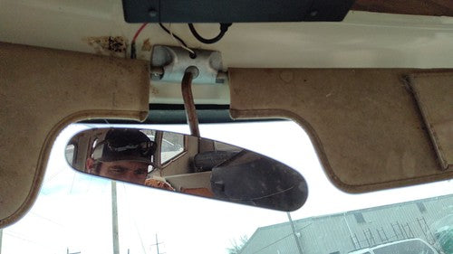 1974 Dodge Van B200 Inside Rear View Mirror Oem Windshield Mounted