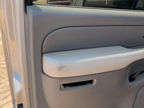 00-06 Suburban 1500 Driver Left Rear Door Trim Panel With Switches Back Gray 92I