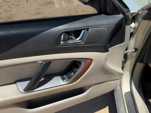 06 Legacy Outback Driver Left Front Door Trim Panel With Master Switch Taupe Tau