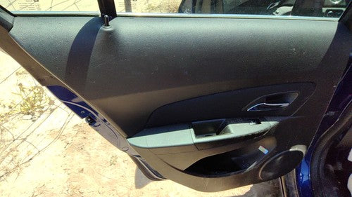 12-16 Chevy Cruze Driver Left Rear Door Trim Panel With Switches Back Black Aff
