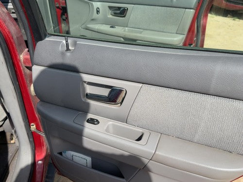 00-02 Ford Taurus Passenger Right Rear Door Trim Panel With Switches Back Gray