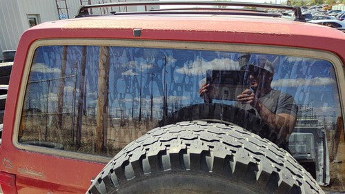 1984-1990 Ford Bronco 2 Back Glass Rear Window Oem E4Tz9842006C