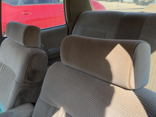 1989-1996 Buick Century Pair Of Front Headrests Oem Left Right Set Seat Tan