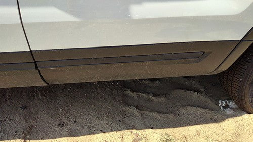 16-19 Police Interceptor Driver Left Rear Moulding From Door Back Trim Strip