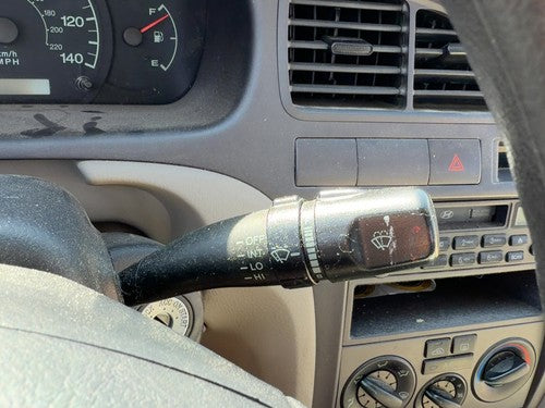 01-03 Elantra Windshield Wiper Control Switch Column Lever Assembly Oem Gray Ze