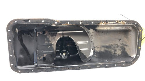 70-71 Nissan 240Z Engine Oil Pan With Good Drain Plug Bolts Hardware Pickup Tube