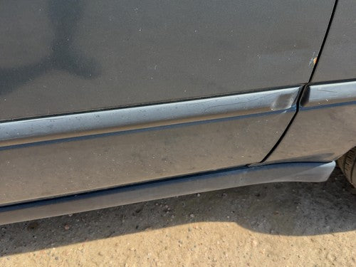 96-00 Civic Passenger Right Front Moulding From Door Oem Trim Strip Blue B-73M