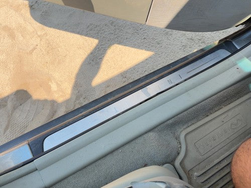 03-08 Fx45 Driver Left Lower Sill Step Moulding Trim Panel Oem Willow/Black S