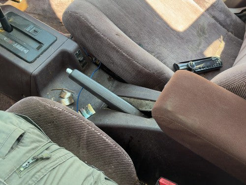 1989 Honda Accord Lx Center Floor Console Assembly Oem Arm Rest Fold Down Maroon
