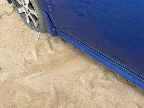 2007-2012 Nissan Sentra Driver Left Lower Rocker Panel Moulding Oem Blue B17