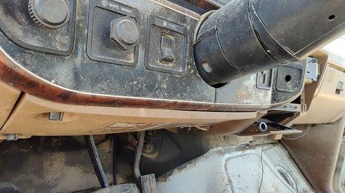 1987-1991 Ford F150 Lower Dash Under Column Knee Bolster Trim Panel Oem Brown